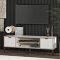 Comoda TV, Hanah Home, Arden, 140x46x35 cm, Alb