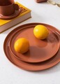 Platou servire desert, Hermia, 280TMA3120, Teracotă