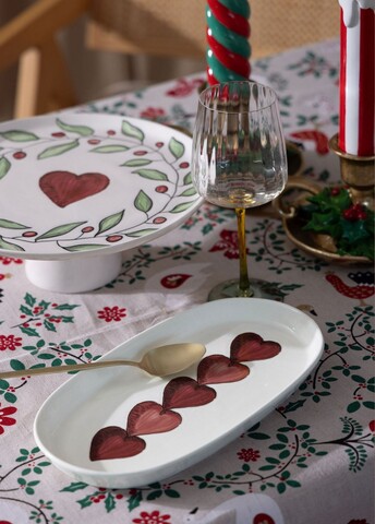 Set platouri servire, Hermia, 280TMA3379, Alb/Rosu