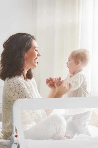 Margine de siguranta pentru pat, Wallxpert, Bed Safety Rail 180, Gri