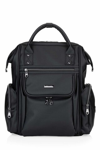 Ghiozdan multifunctional pentru mamici, Wallxpert, Luxella, Negru