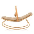 Scaun balansoar pentru bebelusi, Wallxpert, Natura, Bej
