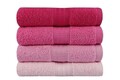 Set prosoape, L'essentiel Maison, Rainbow, Roz deschis / Roz / Trandafir praf / Fuchsia