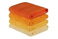Set prosoape, L'essentiel Maison, Rainbow, Galben deschis / Galben / Portocaliu pal / Portocaliu