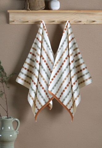 Set prosoape, L'essentiel Maison, Alba, Crem