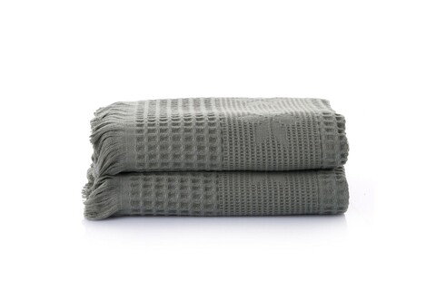 Set prosoape, L'essentiel Maison, Sara, Verde