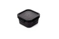 Set recipiente depozitare, Hermia, 318QUX1117, Dimensiune: 14,5 x 14,5 x 7 cm / 800 ml (2 bucăți) , Antracit