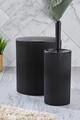 Set de baie, L'essentiel Maison, PZR-062, Negru