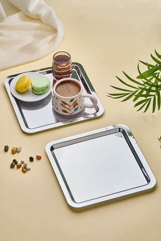 Tava pentru servire, Hermia, 337GLZ1190, Argintiu