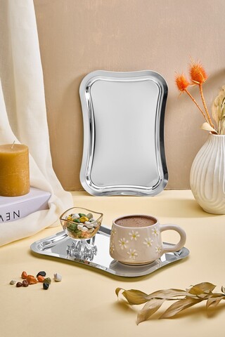 Tava pentru servire, Hermia, 337GLZ1192, Argintiu