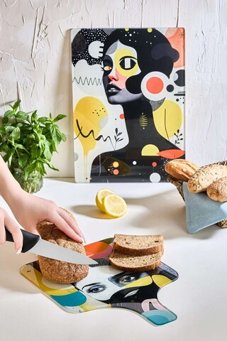 Set de tocătoare, Hermia, 337GLZ1209, Curățare ușoară, Multicolor