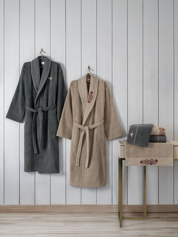 Set de baie Family, L'essentiel Maison, Yamka, Antracit / Bej