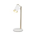 Lampa de masa, Opviq, 341LCA1402, Alb / Lac antic