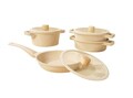 Set vase pentru gatit, Hermia, 343HNG1105, Baza de indicție, Crem