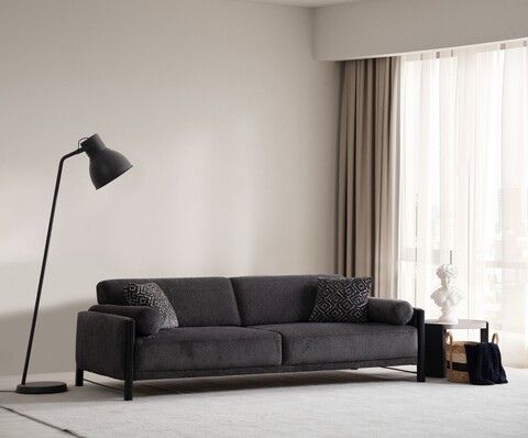 Canapea 3 locuri, Atelier del Sofa, 345DRX1104, Gri