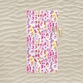 Prosop de plaja, L'essentiel Maison, BT20215061, 75x150 cm, Roz