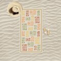 Prosop de plaja, L'essentiel Maison, BT2023013, 75x150 cm, Multicolor
