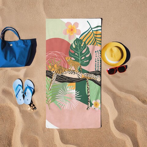 Prosop de plaja, L'essentiel Maison, BT20215040, 75x150 cm, Multicolor