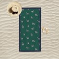 Prosop de plaja, L'essentiel Maison, BT2023003, 75x150 cm, Verde