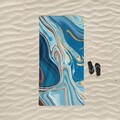 Prosop de plaja, L'essentiel Maison, BT20213008, 75x150 cm, Albastru