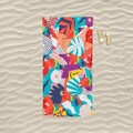 Prosop de plaja, L'essentiel Maison, BT2023016, 75x150 cm, Multicolor