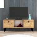 Comoda TV, Hanah Home, Kaya, 140x53.5x30 cm, Maro