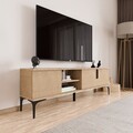 Comoda TV, Hanah Home, Tarz, 180x49x33 cm, Stejar