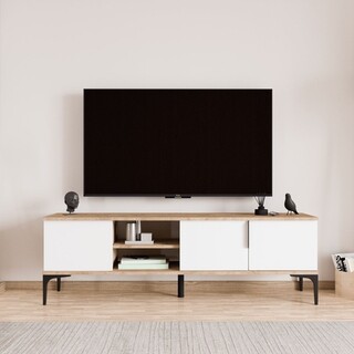 180x49x33 cm, Alb;Stejar