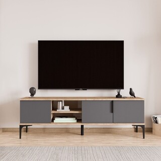180x49x33 cm, Antracit;Stejar