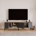 Comoda TV, Hanah Home, Tarz, 180x49x33 cm, Antracit / Stejar