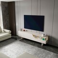 Comoda TV, Hanah Home, Line, 180x50x30 cm, Bej