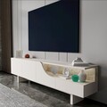 Comoda TV, Hanah Home, Line, 180x50x30 cm, Bej