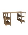 Birou, Hanah Home, Vista, 145x75x65 cm, Stejar