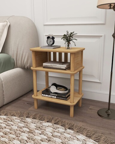 Masuta, Hanah Home, Linde, 48x69x32 cm, Stejar