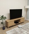 Comoda TV, Hanah Home, Ontano, 160x.47x38 cm, Stejar