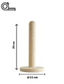 Suport rola servetele, Etern, 14x29x14 cm, Bej