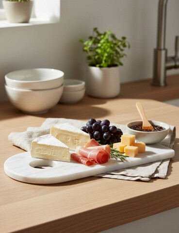 Tocator, Bianco, 30x1x15 cm, Alb