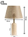 Lampa de masa, Opviq, 377KLT1102, Maro / Bej