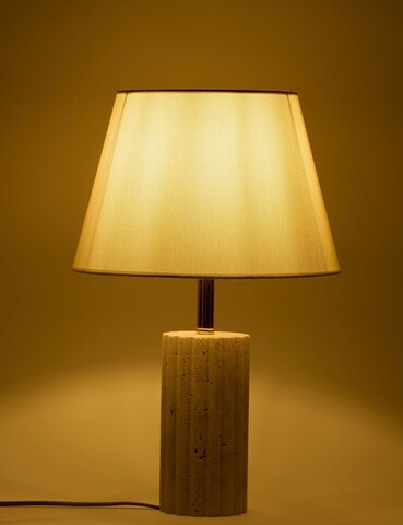 Lampa de masa, Opviq, 377KLT1117, Crem / Aur