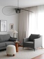 Canapea 3 locuri, Atelier del Sofa, 383EVN1251, Gri
