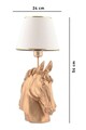 Lampa de masa, Opviq, 390FLH2239, Alb/Auriu