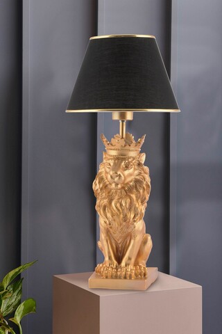 Lampa de masa, Opviq, 390FLH2242, Negru