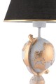 Lampa de masa, Opviq, 390FLH2248, Alb / Negru / Auriu