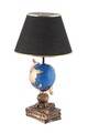 Lampa de masa, Opviq, 390FLH2250, Negru / Albastru / Auriu