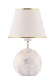 Lampa de masa, Opviq, 390FLH2253, Alb/Auriu
