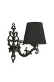 Aplica de perete, Opviq, 390FLH2328, Negru