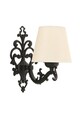 Aplica de perete, Opviq, 390FLH2334, Crem/Negru
