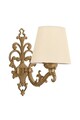 Aplica de perete, Opviq, 390FLH2335, Crem / Aur