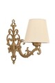 Aplica de perete, Opviq, 390FLH2335, Crem / Aur