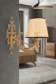 Aplica de perete, Opviq, 390FLH2344, Natural / Aur